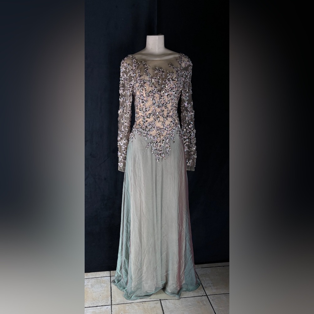 Elegant Embellished Evening Gown by Mandalay